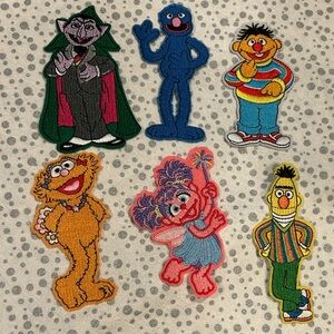 Sesame Street Character Patches